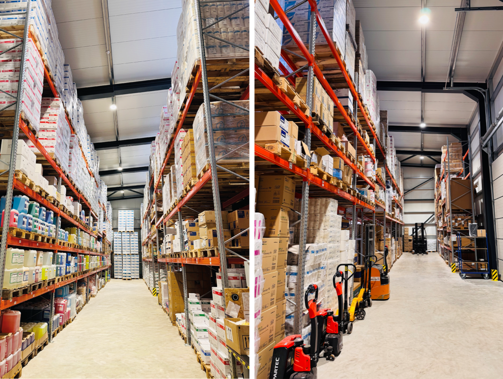Unterbäumer GmbH - Ihr Hygiene Großhandel in Flensburg Handewitt 4 Einzug Lagerhalle